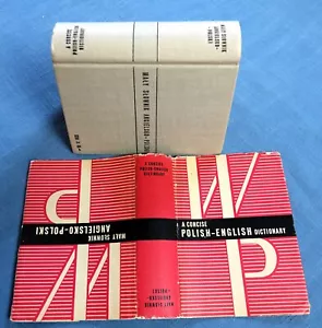 A CONCISE POLISH-ENGLISH DICTIONARY BY TADEUSE CRZEBIENIOWSKI 1968 HC/DJ - Foto 1 di 4