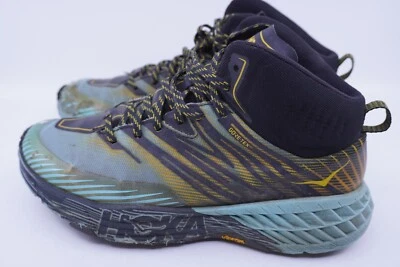 Hoka One One Speedgoat Mid 2 GTX Mujer 9 Gore-Tex Trail Senderismo Zapatos Azul Negro Foto 1 de 4