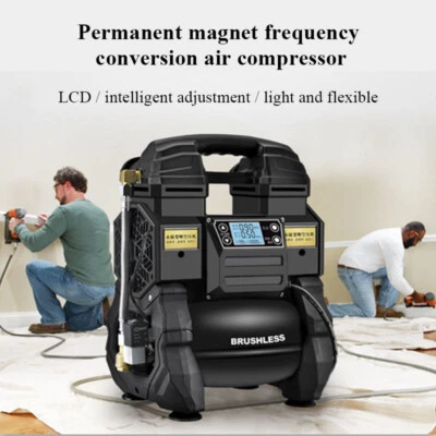 Bomba de Aire Frecuencia Variable Compresor de Aire Sin Aceite Silencio Carpintería Pintura - Imagen 1 de 4