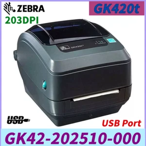 Zebra GK420T Direct + Thermal Transfer 203dpi Printer USB Port GK42-202510-000 - Picture 1 of 5