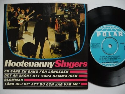 HOOTENANNY SINGERS En sång en gång för längesen + 3 EP 45 7" 1967 Sweden ABBA - Image 1 of 2