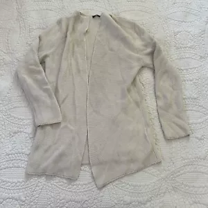 Parfois Women Off White Beige Open Front Cardigan Size U - Picture 1 of 10