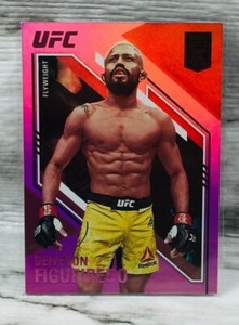 2022 PANINI CHRONICLES UFC (#147) DEIVESON FIGUEIREDO ELITE PINK FOIL PARALLEL