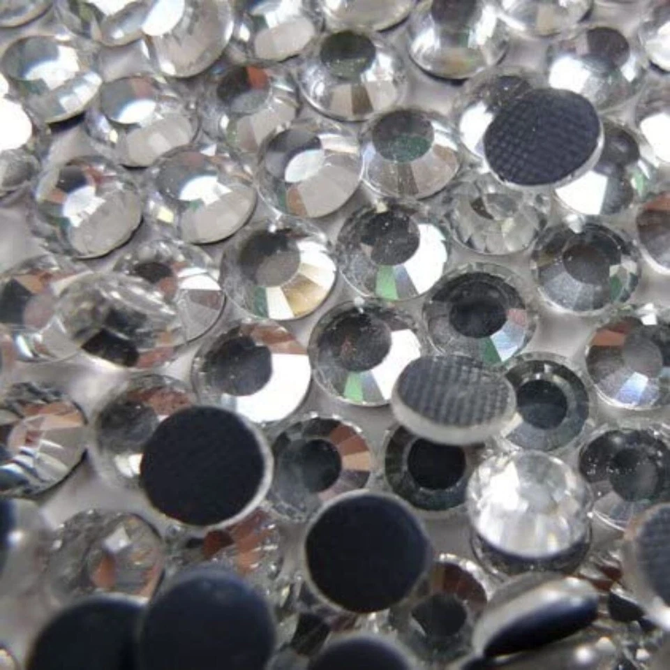 Clear Crystal Loose Rhinestone Hot Fix 4,000pc Bulk 5mm 20ss - Image 1 of 1