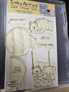 Set francobolli trasparenti Inky Antics 11086MC palloncino amici collezione HoneyPOP Craftin - Foto 1 di 4