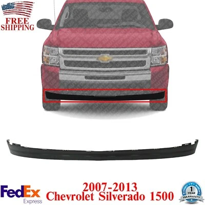 Extensión deflector de cenefa inferior delantera texturizada para 07-13 Chevy Silverado 1500 Foto 1 de 4