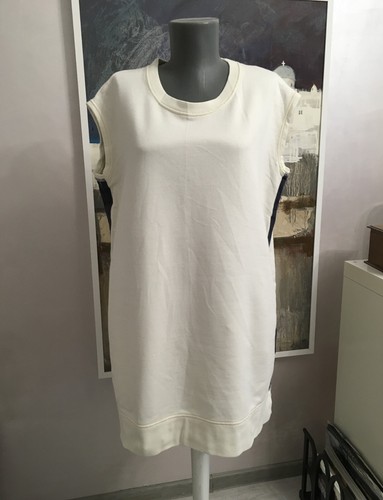 Acne Studios Atlas tunica corta SS14 cotone bianco XS