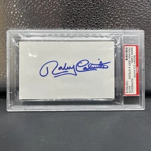 Rocky Colavito Signed 3X5 Index Card Indians, Tigers, Yankees PSA/Dna 2 - Picture 1 of 2
