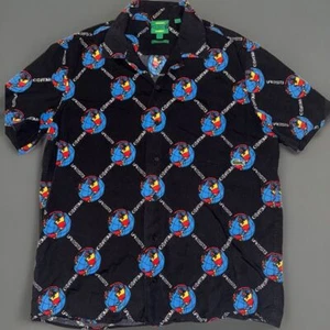 Camisa Unisex Lacoste LIVE Chinatown Market Estampada Talla S/M Negra con Globos FR39 - Imagen 1 de 4