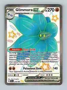 Glimmora ex 218/091 Paldean Fates Pokemon Karte NM C2 - Bild 1 von 2