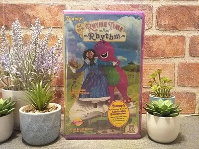 Vtg 1999 Barney's Rhyme Time Rhythm VHS Featuring Mother Goose NEW SEALED USA☆ - Image 1 of 4
