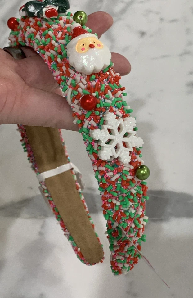 Diadema Bari Lynn Niños Niñas Galletas Espolvoreadas Navidad Santa Festivo Precio de venta sugerido por el fabricante $40 Foto 1 de 4