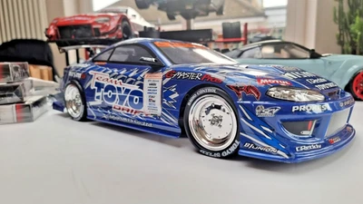 TY15 Silvs S15 GP 1/10 Drift RC Car Body Shell 195mm PC Painted w/ Lamps & Spoil - Image 1 of 4