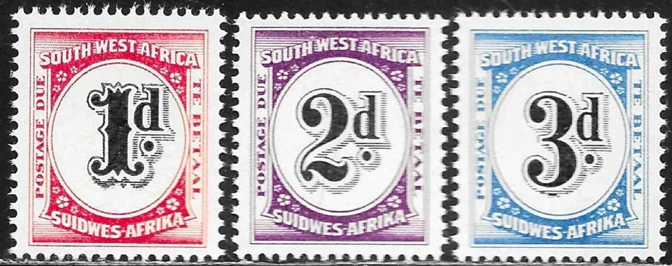 Sudáfrica Scott # J1-3 MH Foto 1 de 1