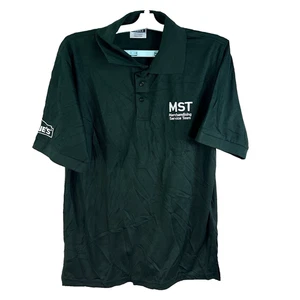 Lowe's MST Polo Shirt Mens Size M Green Short Sleeve NWT - Picture 1 of 8