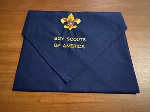 BSA, Boy Scouts of America Embroidered Neckerchief, Navy (#620475) - Picture 1 of 1