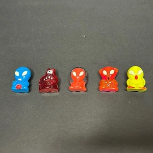 GoGos Crazy Bones Bad Alien Go Gos Vintage LOT OF 5 RARE ALIENS ONE TRANSLUCENT - Picture 1 of 8