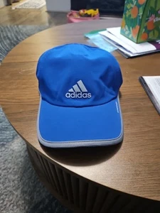 Adidas Men's Blue Aeroready Cap Hat Tennis Running Sports - Picture 1 of 5