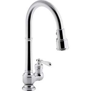 KOHLER 99260-CP Artifacts Single-Hole Kitchen Sink Faucet with 17-5/8 in. - Picture 1 of 1