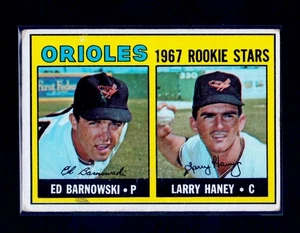 1967 Topps - 1967 Rookie Stars Larry Haney, Ed Barnowski #507 (RC) - Semi High # - Picture 1 of 2