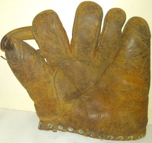 1930'S JOE "DUCKY" MEDWICK ST LOUIS CARDINALS MARATHON HOFER BASEBALL GLOVE - Picture 1 of 7
