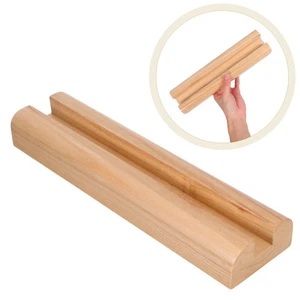  Floor Mirror Base: Wooden Full Length Mirror Support Stand - Stable & Anti-Skid - Picture 1 of 17