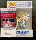 Joel McHale Signed Autographed Jeff Winger Funko Pop #837 Community w/ PSA COA