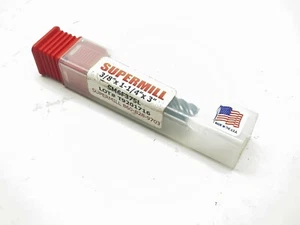 Supermill SM6F375L 3/8” x 1-1/4” x 3” 6-Flute End mill - Bild 1 von 6