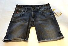 Hudson Black Denim Cutoff Shorts, Size 24