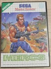 MERCS SEGA MASTER SYSTEM 1 2 MINT