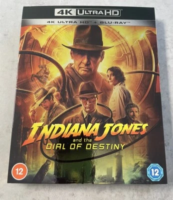 INDIANA JONES and the DIAL OF DESTINY New 4K ULTRA HD +BLU RAY + Slipcase - Image 1 of 4