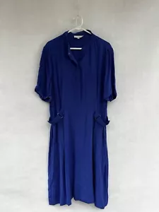 💎 SPORTSCRAFT 100% SILK Dress Shift 18 XL - Picture 1 of 4
