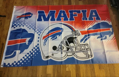 Buffalo Bills Mafia 3X5 Flag Man Cave Cover