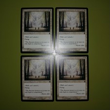 Angelic Wall x4 Odyssey 4x Playset Magic the Gathering MTG