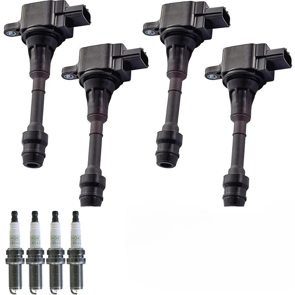 Bobina de encendido y bujía NGK Platinum para Nissan Altima 2002-2006 2,5 L UF350 Foto 1 de 4