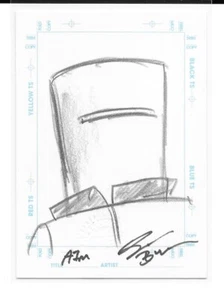 1998 Skybox Marvel Creators Collection Aim Steve Bunche Sketch Sketchagraph 1/1 - Picture 1 of 1