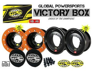 Yamaha YFZ 450 YFZ 450R Victory box wheel kit, MX VB-6 Pro ORANGE rings by GPS - Picture 1 of 1