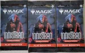 3 (three) - Magic the Gathering MTG Innistrad Remastered Play Booster - Picture 1 of 2
