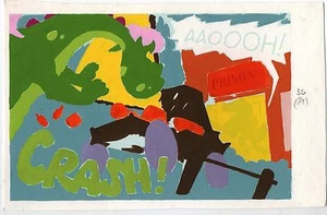 Original Farbgebung für PETER und ELLIOTT DER DRACHE. Hachette 1978 - Bild 1 von 1