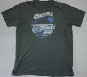 O'Neill Shirt Boys XL Gray Graphic Print Vista DCH Modern Fit Crew Neck  - Picture 1 of 9