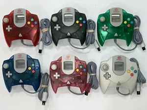 Controlador Sega Dreamcast genuino fabricante de equipos originales (elige tu color) blanco azul verde rojo... - Imagen 1 de 17