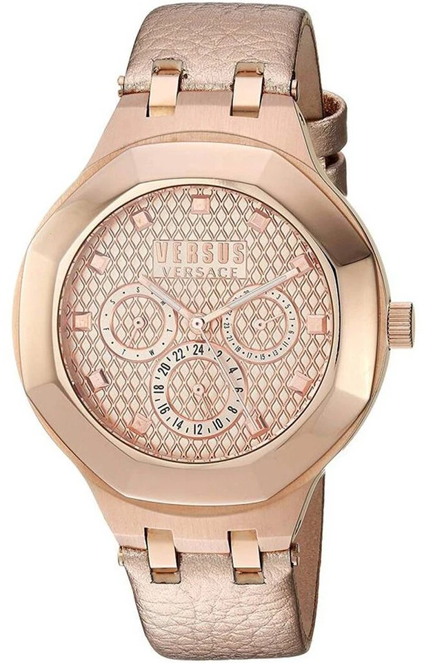 Reloj para mujer Versus by Versace VSP360317 Laguna City cuero oro rosa NUEVO Foto 1 de 1