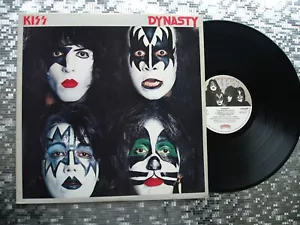 KISS ~ DYNASTY ~ Vintage RED Translucent UK IMPORT LP Casablanca – CALH 2051 - Picture 1 of 12
