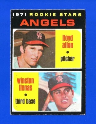 1971 OPC O-Pee-Chee SET BREAK #152 ANGELS ROOKIE STARS ALLEN/LLEANAS (SB1) - Image 1 of 2