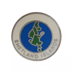 Shetland Inseln Karte Pin Anstecker - Bild 1 von 3