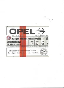 Sammler Ticket : FC BAYERN MÜNCHEN - BORUSSIA DORTMUND, 11.11.1997 - Bild 1 von 1