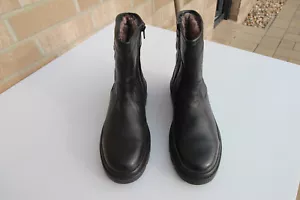 SCOTT Herren Winterstiefel Boots Gr. 46 Leder Schwarz - Bild 1 von 13