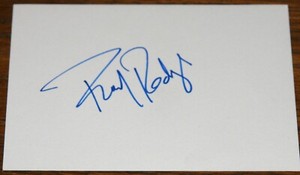 PAUL RODGERS FREE QUEEN HAND SIGNED AUTOGRAPH INDEX CARD UACC DEALER IN PERSON 2