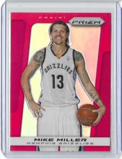 2013-14 Panini Prizm Basketball Mike Miller Red Prizm #173 Memphis Grizzlies