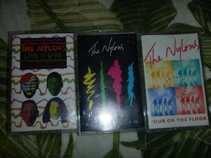 LOT 3 CASSETTE TAPE 80s A CAPELLA JAZZ THE NYLONS ROCKAPELLA LIVE TO LOVE FOUR - Picture 1 of 6
